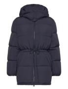 GANT Mid Length Down Jacket Blå