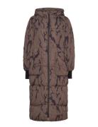 YAS Yasmarbel Long Padded Coat S. Brun