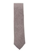 AN IVY Beige Textured Tie Beige