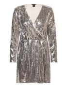 Lindex Dress Victoria Sequin Silver