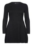 ONLY Onlalma L/S O-Neck Dress Knt Noos Svart