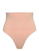 Lindex Girdle Shaping Thong High Sea Beige