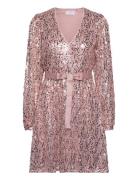 Lindex Dress Bella Sequinses Rosa