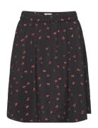 MSCH Copenhagen Mschvinaya Ladonna Skirt Aop Svart