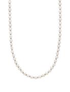 Nialaya Mini Pearl Choker With Silver Vit