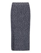 Tommy Hilfiger Texture Nep Pencil Skirt Blå