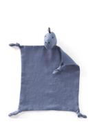 Kid's Concept Comfort Blanket Dino Linen Blue Neo Blå