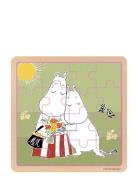 MUMIN Moomin - Wooden Square Puzzle - Hugs Multi/patterned