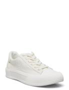 Lauren Ralph Lauren Daisie Canvas & Suede Sneaker Vit