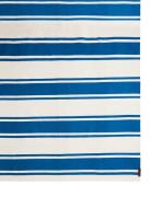 Lexington Home Organic Striped Cotton Rug Blå