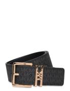 Michael Kors Accessories 38Mm Logo Reversible Belt Svart