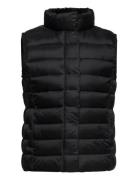 Mango Quilted Gilet Svart