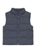 Mango Quilted Gilet Marinblå