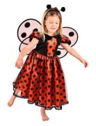 Den Goda Fen Ladybug Costume Röd