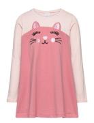 Lindex Top Long A Cat 3D Ears Rosa