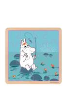 MUMIN Moomin - Wooden Square Puzzle - Fishing Multi/patterned