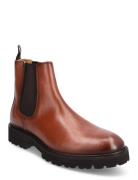 S.T. VALENTIN Lightweight Chelsea Boot - Grained Leather Brun