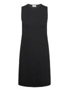 Calvin Klein Extra Fine Wool Shift Dress Svart