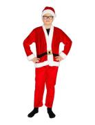 Joker Costume Santa Boy 7-9 Multi/patterned