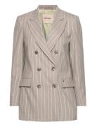 MOS MOSH Mmmilla Stripe Blazer Beige