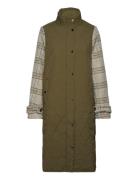 Noella Nabi Mix Coat Khaki Green