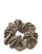 Lenoites Mulberry Silk Scrunchie Brown Brun