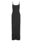 Calvin Klein Jeans Long Modal Dress Svart