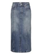 Tommy Jeans Claire Hgh Midi Skirt Ah7134 Blå