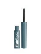 NYX Professional Makeup Vivid Brights Liquid Liner - Cyan Simp Nude