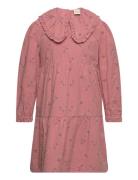 Minymo Dress Ls Aop W. Lining Rosa