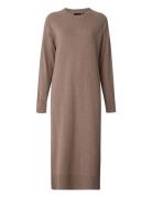 Lexington Clothing Ivana Cotton/Cashmere Knitted Dress Brun