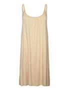 Basic Apparel Jo Strap Dress Beige