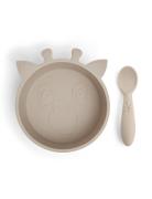 Nuuroo Elia Silic Dinner Set 2-Pack Kräm