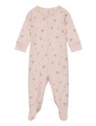 Lindex Pyjamas W Foot Rosa