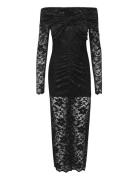 Gestuz Gabrigz Ls Lace Long Dress Svart