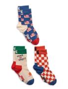 Happy Socks Kids 3-Pack Boozt Gift Set Multi/patterned