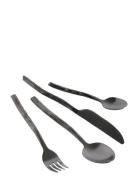Uta Bestil Home Tableware Cutlery Cutlery Set Black Muubs
