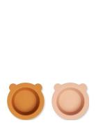 Peony Suction Bowl 2-Pack Home Meal Time Plates & Bowls Bowls Pink Lie...