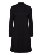 Vila Vicomfy A-Line Rollneck Knit Dress/Pb/1 Svart