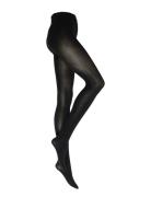 Lindex Tights Heavy Cotton Organic Mo Svart