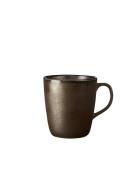 Raw Metallic Brown - Wall Mug W Handle Home Tableware Cups & Mugs Coff...
