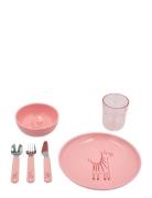 Børnesæt Mio Home Meal Time Dinner Sets Pink Mepal