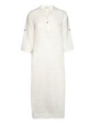 Cream Crbellis Caftan Dress Vit