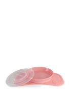 Twistshake Click-Mat Mini + Plate Pastel Pink Home Meal Time Plates & ...