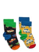 Happy Socks 2-Pack Kids Car Sock Multi/patterned