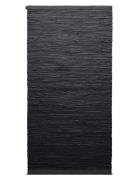 Cotton Home Textiles Rugs & Carpets Cotton Rugs & Rag Rugs Black RUG S...