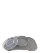 Twistshake Click Mat + Plate 6+M Pastel Grey Home Meal Time Plates & B...