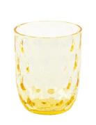 Danish Summer Tumbler Big Drops Home Tableware Glass Drinking Glass Ye...