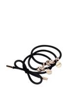 Corinne Hairtie Metal Details 3Pack Svart