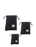3 Pcs. Reusable Bags Home Storage Storage Bags Black Yummii Yummii